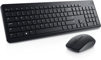 Zestaw klawiatura i mysz Dell KM3322W, EN, czarny