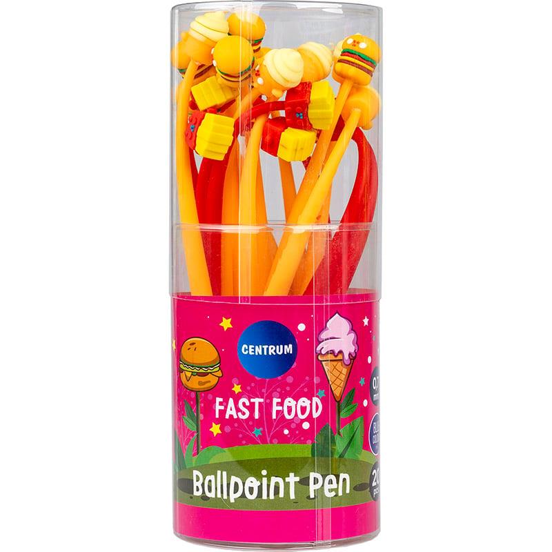 PEN HAMB/ICE CREAM/FRIES BLUE 0.7MM