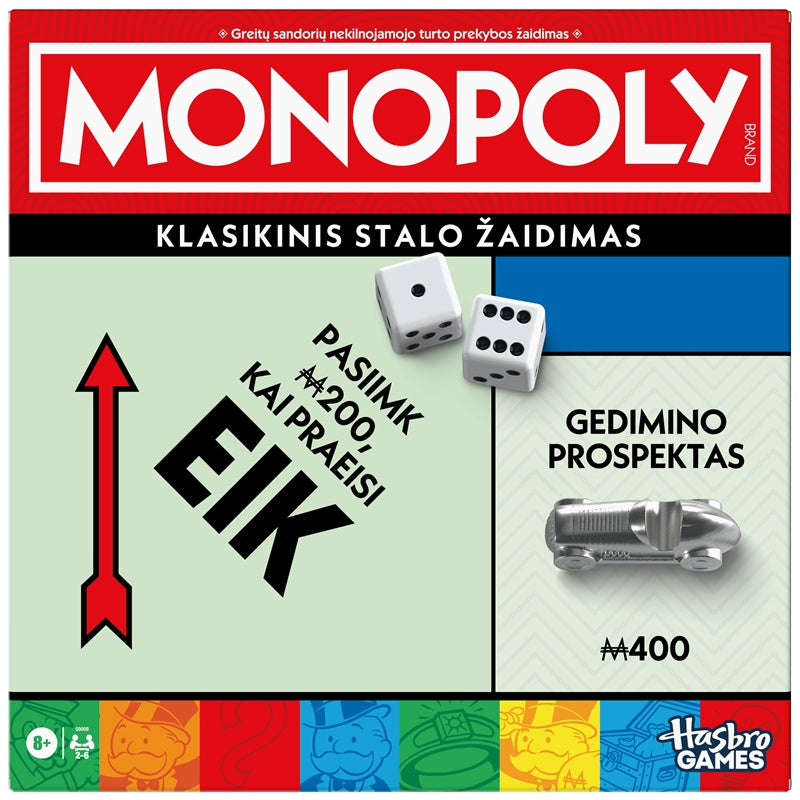 Stalo žaidimas Hasbro Monopoly G0009LIT