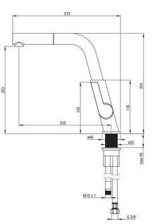 Bateria kuchenna Deante Silia BQS_N73M, czarna