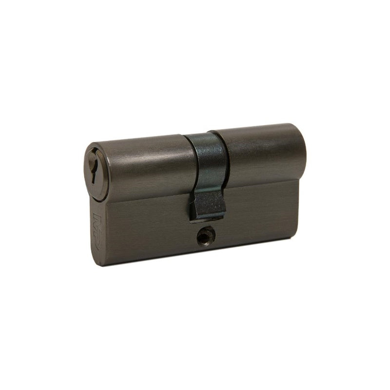 Lock cylinder MP, (DIN) standard, 30 mm, graphite