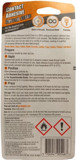 KLEJ GORILLA CONTACT ADHESIVE 75 ML