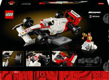 Konstruktorius LEGO Icons McLaren MP4/4 ir Ayrton Senna
