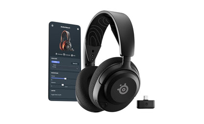 Belaidės ausinės Steelseries Arctis Nova 5, juodos