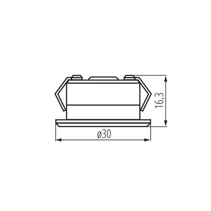 Oprawa Kanlux Imber, 1W, 4000°K, aluminiowa, 23520