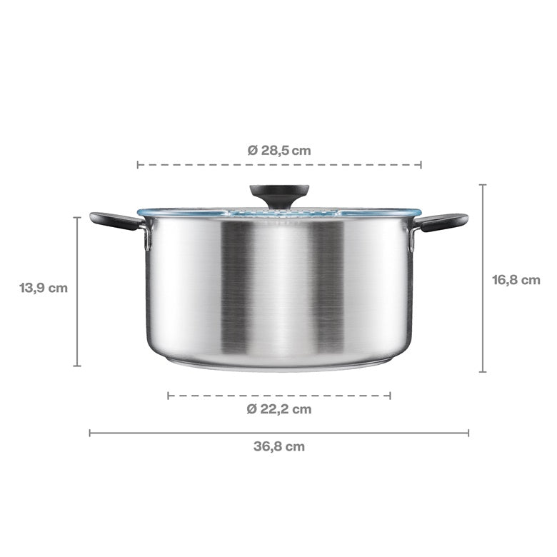Fiskars Functional Form Pot 1072318, 28.5 cm, 7 l