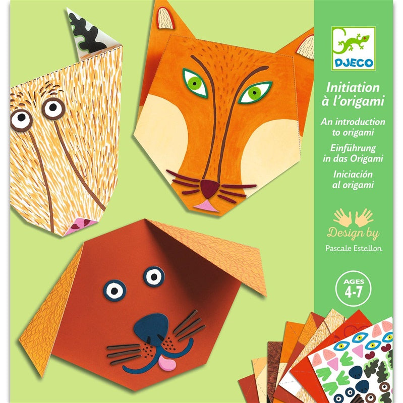 Paper figures making kit Djeco Origami Animals