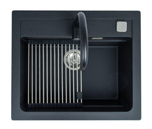 ATROX30G91 SINK WITH FAUCET, DISPENSER, AND OTHER ACCESSORIES