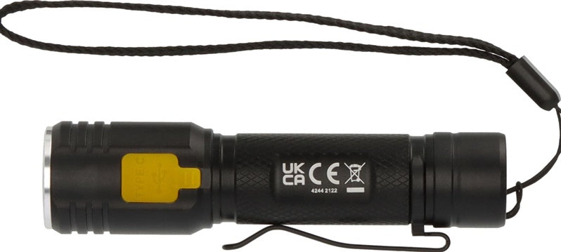 RECHARGEABLE HANDHELD FLASHLIGHT 5W 400LM 860 IP44 18650