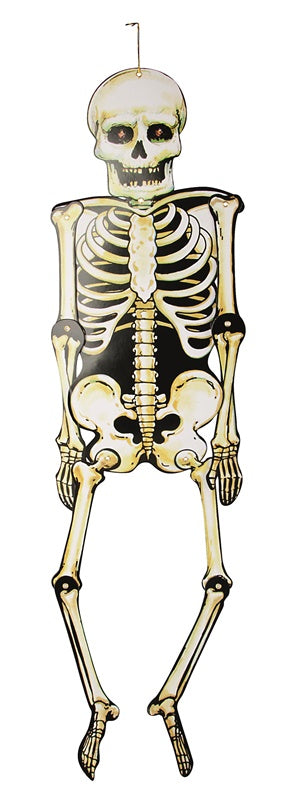 Decoration SKELETON 747282, yellow, 800 mm