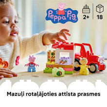Konstruktorius LEGO DUPLO Traktorius ir kioskas 10468, 18vnt
