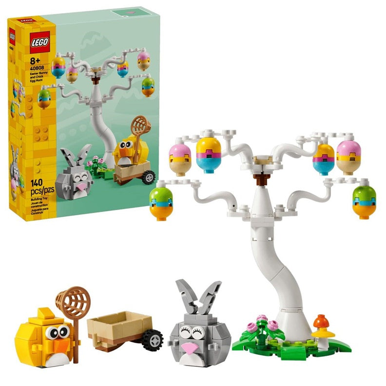 LEGO® Velykų kiškio ir viščiuko margučių medžioklė 40808
