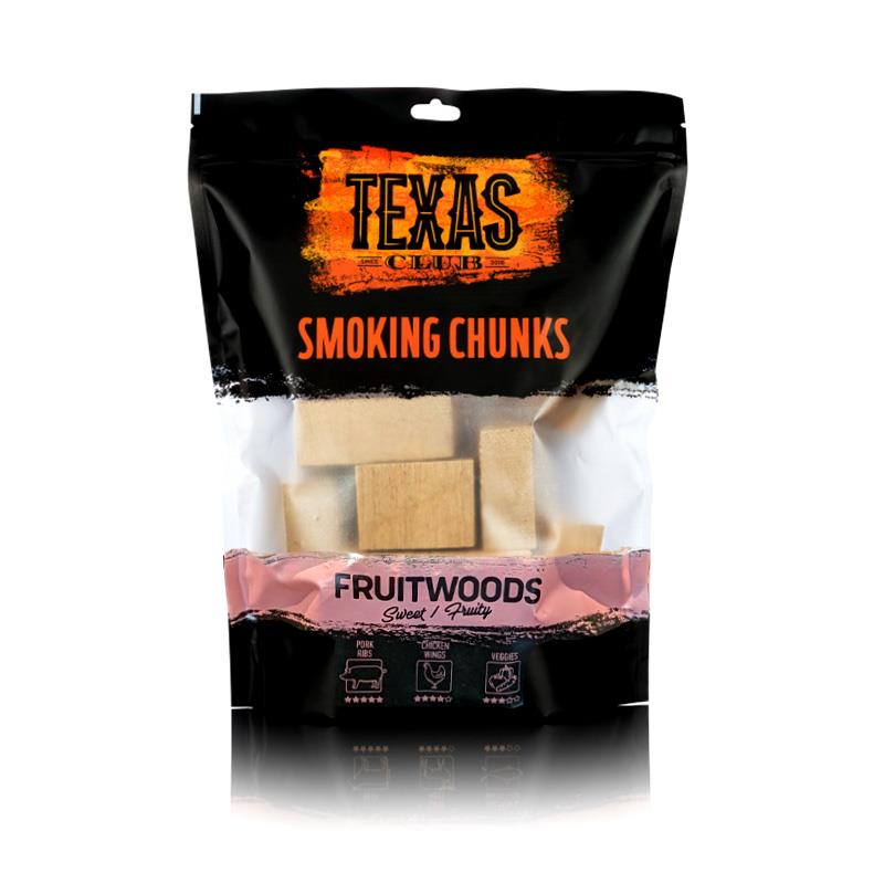 Smoking chips Texas Club, fruit tree, 1 kg