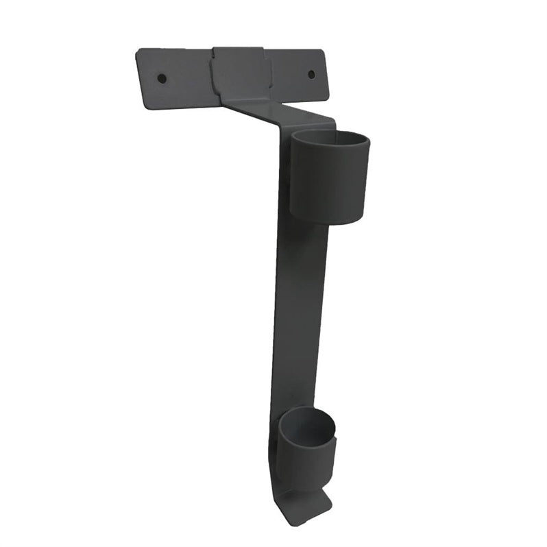 Single flag pole holder, black