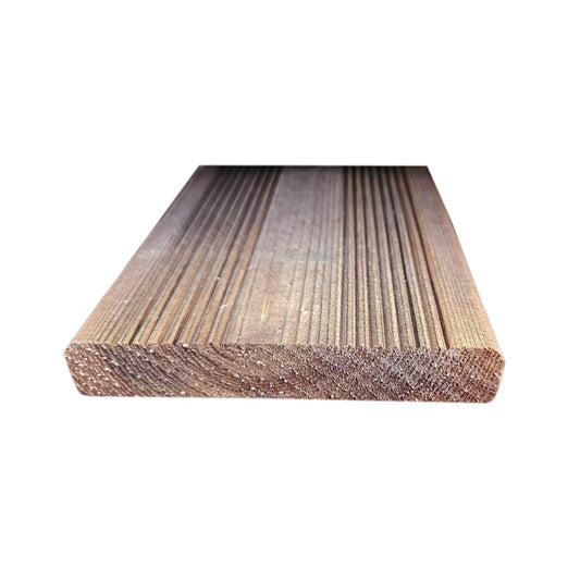 Deska tarasowa, 21x120x3000 mm, impregnowana, brązowa
