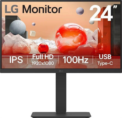 Monitor LG 24BA750-B, IPS, 100 Hz, 23.8"