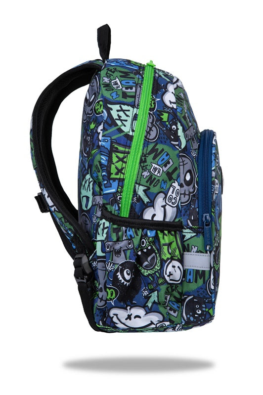 Mokyklinė kuprinė CoolPack Monster F049824, įvairių spalvų