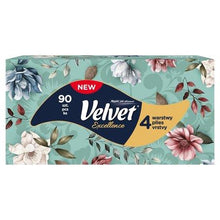FACIAL TISSUES VELVET EXCELLENCE 90PCS