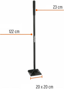 Truper Soil Compactor, 20 x 20 x 122 cm