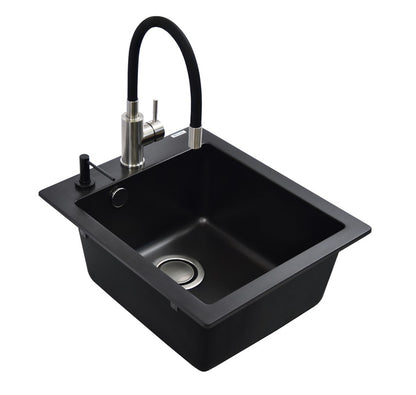 Sink with kitchen mixer tap Helika, 50 x 42.5 x 19.5 cm