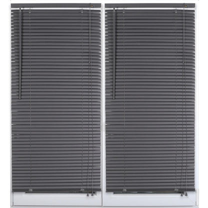 Blinds Luance VENETIAN, dark grey, 500 mm x 1300 mm