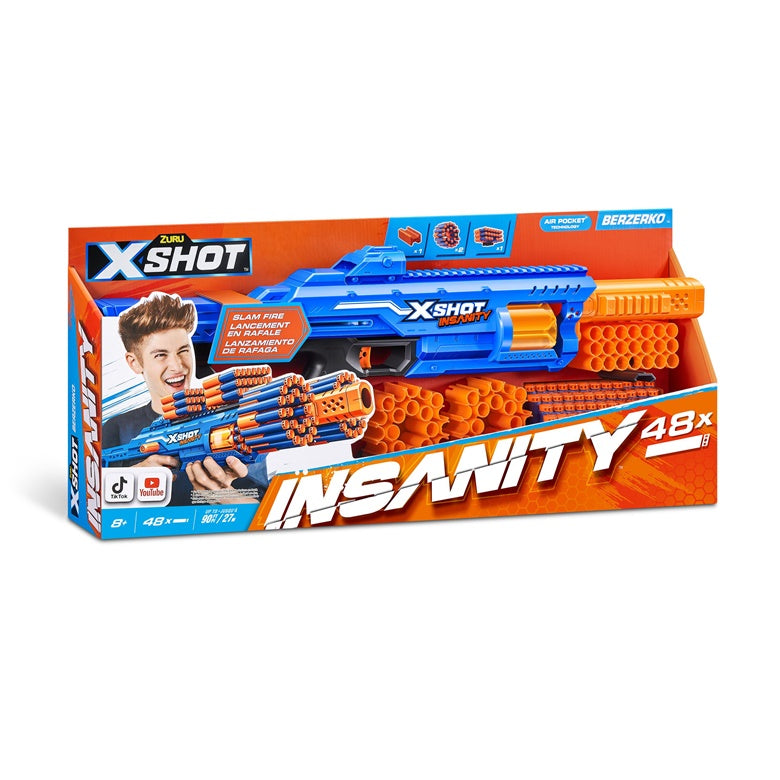 Žaislinis šautuvas su kulkomis XSHOT Berzerko Insanity 36610