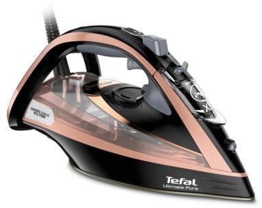 Lygintuvas Tefal Ultimate Pure FV9845, juoda sp./rožinė sp.