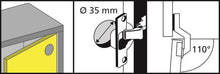 ZAWIAS VIDI CLIP SOFT CLOSE D35 110 2SZT