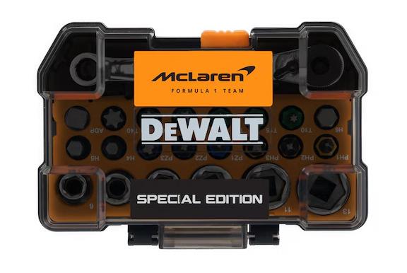 Sukimo antgalių rinkinys DeWalt x McLaren, 24 vnt.