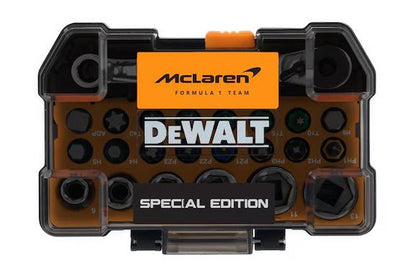 Sukimo antgalių rinkinys DeWalt x McLaren, 24 vnt.