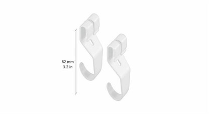 Uchwyt do poprzeczki Dolle, 82 mm x 32 mm, 2 szt.