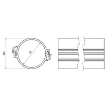 DIVIDED CABLE DUCT RED 750N D160
