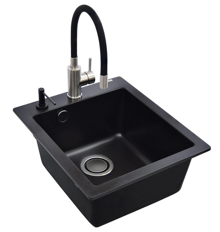 Sink with kitchen mixer tap Helika, 50 x 42.5 x 19.5 cm