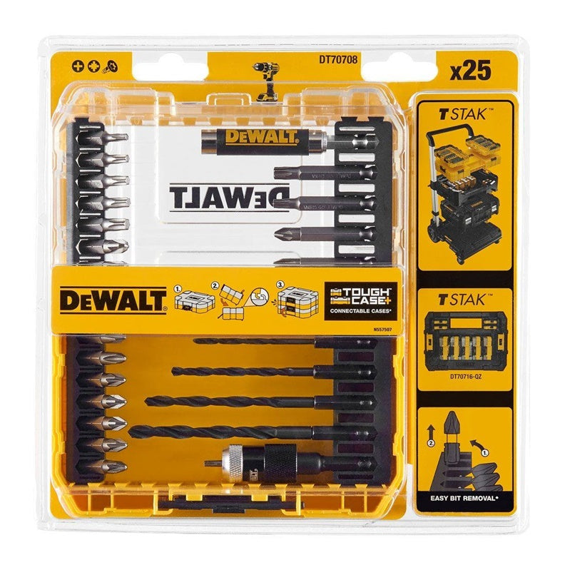 DeWalt 25-piece Screwdriver Bit and Drill Bit Set