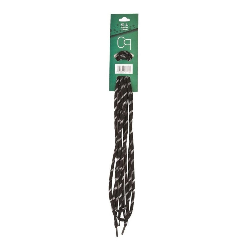Shoelaces Ardon SL, black/grey, 130 cm