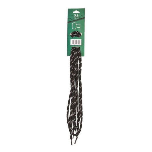 Shoelaces Ardon SL, black/grey, 130 cm