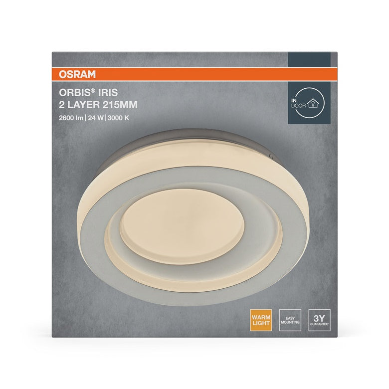Oprawa sufitowa Osram, LED, 24W, 3000K, 1000lm, Ø215
