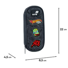 Piórnik bez wyposażenia HW26-599, 21 cm x 8.5 cm, czarny