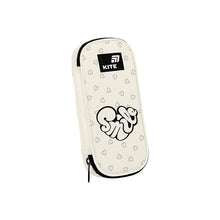 Pencil case without accessories K26-662-17, 21 cm x 8.5 cm, white