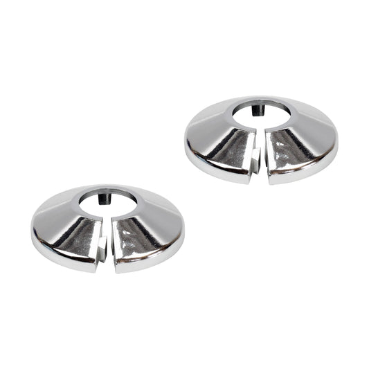Žiedas vamzdžiams PE, PEX, 20 mm, 2 vnt, chromuotas