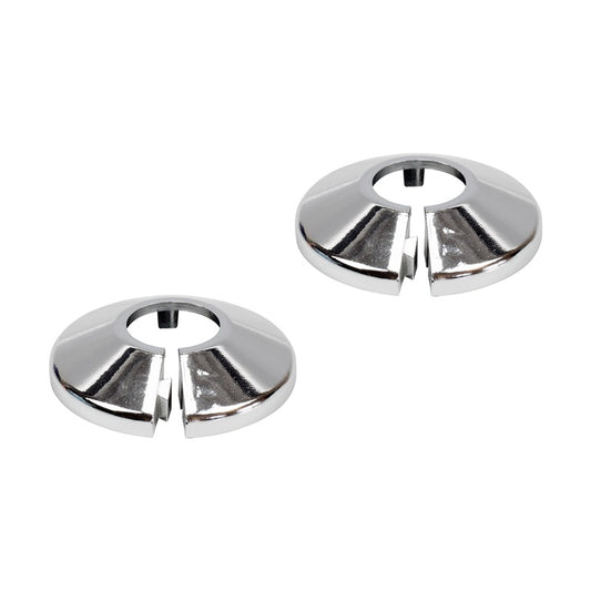 Žiedas vamzdžiams PE, PEX, 20 mm, 2 vnt, chromuotas