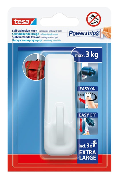 Hook Tesa Powerstrips 58620 9.4cm x 3cm