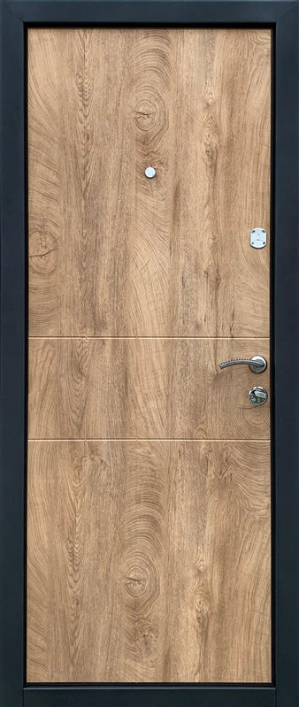 DOOR STEEL OPTIM-185 BROWN 860X2050X80R