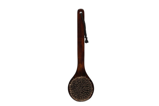Sauna brush RENTO, Dark bamboo