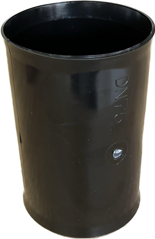 External connector for D75 mm ducting