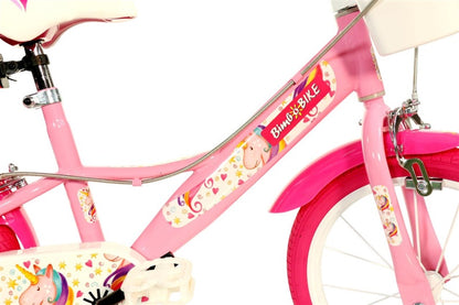 CHILD BICYCL UNICORN 16 77440 WH/PNK