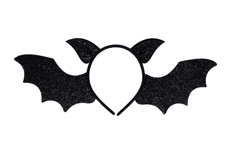 Bat headband 746032, black, plastic