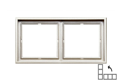 Double frame LIREGUS MODERN, champagne color