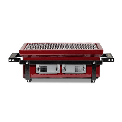 Grilis Kamado Bono HIBACHI EVO SQUARE, raudona, 42 cm