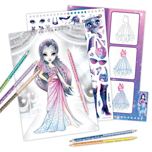 RINKINYS KŪRYBINIS FASHION SKETCHBOOK-ASTRAL BAL